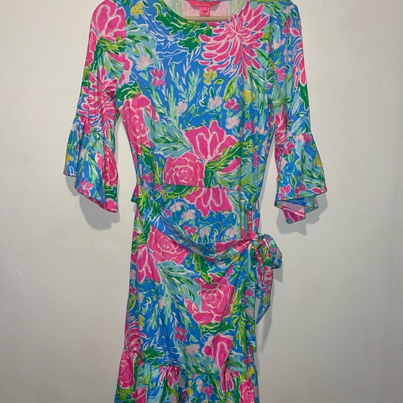 Lilly Pulitzer Kassi Ruffle Dress - Picture 3 of 9